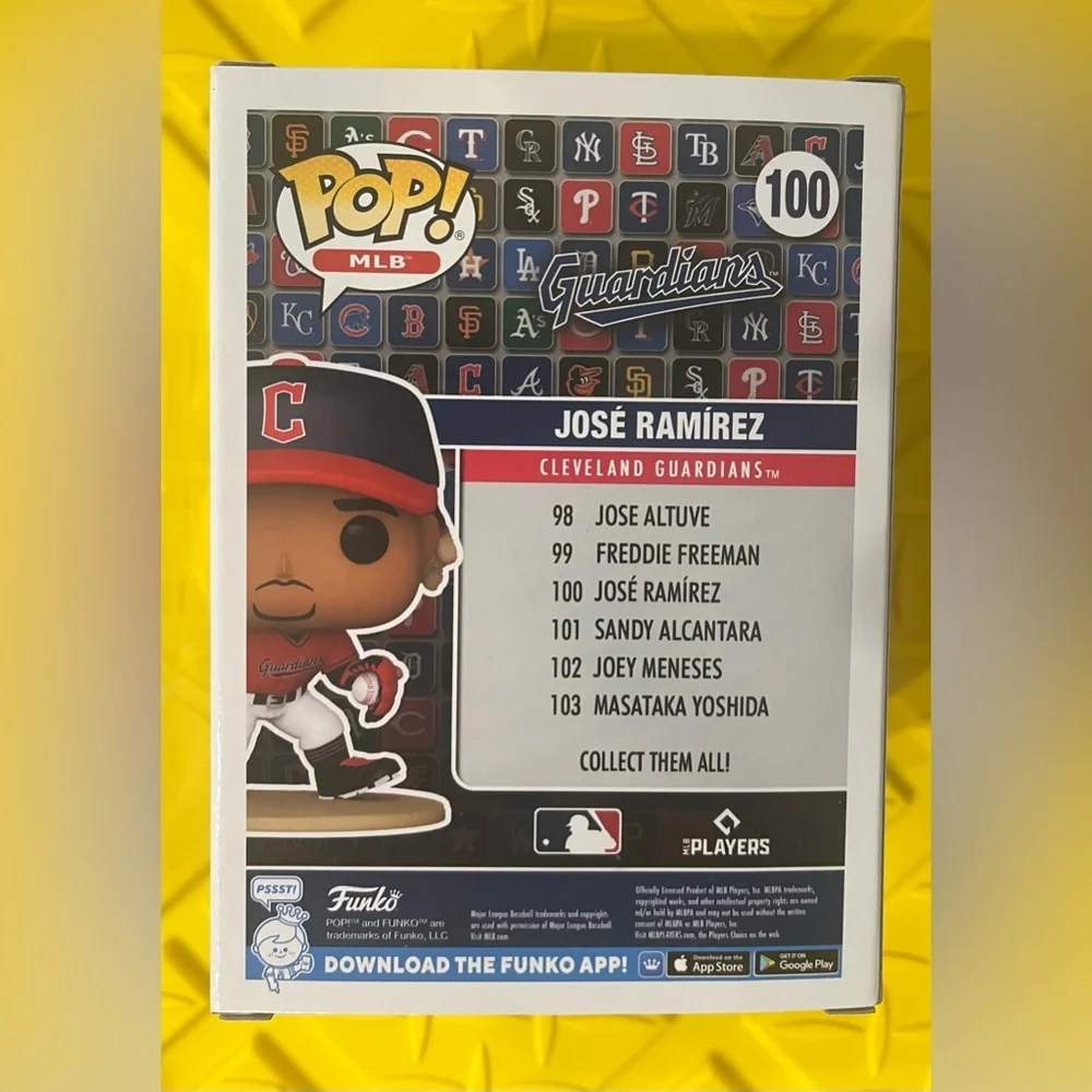 Funko Pop! MLB Jose Ramirez Cleveland Guardians #100 🇩🇴